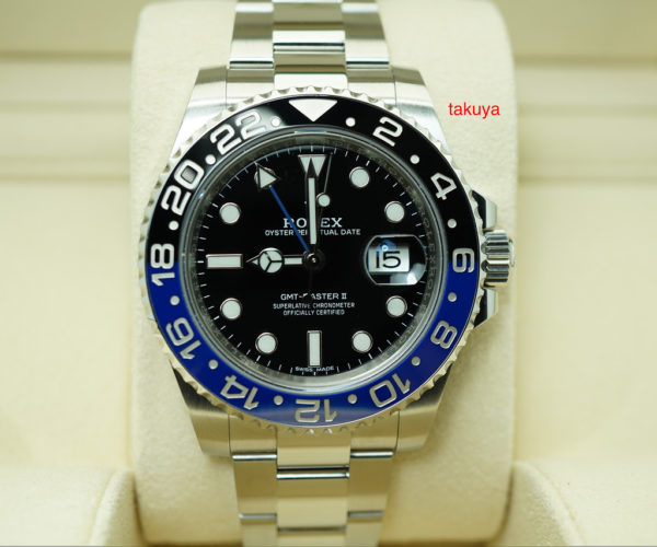 Rolex 116710BLNR GMT MASTER II BLACK BLUE RANDOM SERIAL 2018 WARRANTY FULL SET