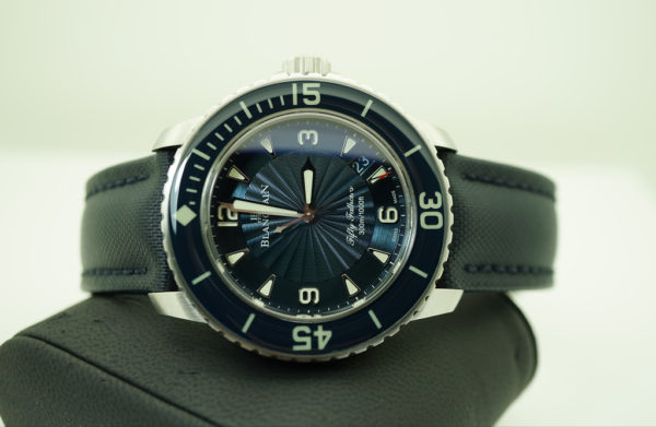 Blancpain FIFTY FATHOMS AUTOMATIC BLUE DIAL STAINLESS STEEL 45MM COMPLETE SET