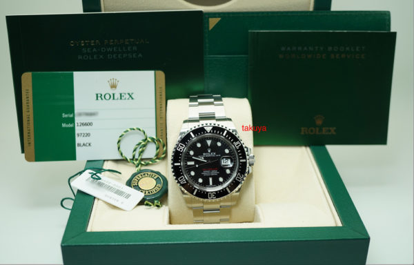 Rolex 126600 SEA-DWELLER 43 RED TEXT 50TH ANNIVERSARY MARK 1 DIAL WARRANTY