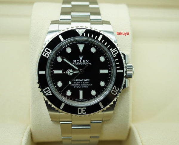 MINT Rolex 114060 SUBMARINER CERAMIC NO DATE 2020 WARRANTY COMPLETE SET