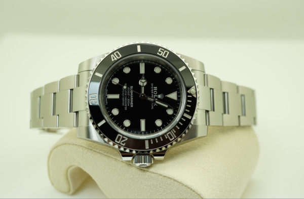 MINT Rolex 114060 SUBMARINER CERAMIC NO DATE 2020 WARRANTY COMPLETE SET