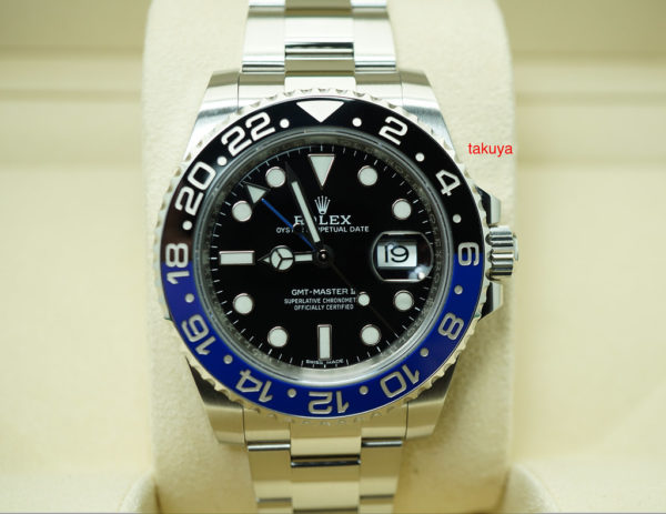 Rolex 116710BLNR GMT MASTER II BLACK BLUE BATMAN 2018 WARRANTY FULL SET