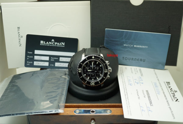 Blancpain FIFTY FATHOMS FLYBACK CHRONOGRAPH 5085F STEEL 45MM COMPLETE SET - Image 2