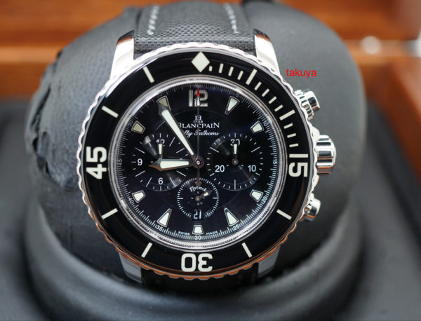 Blancpain FIFTY FATHOMS FLYBACK CHRONOGRAPH 5085F STEEL 45MM COMPLETE SET