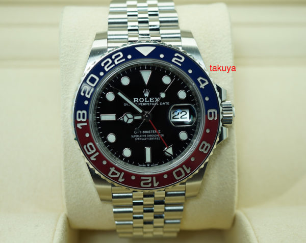 Rolex 126710BLRO PEPSI GMT MASTER 2 RED BLUE JUBILEE 2018 WARRANTY FULL SET