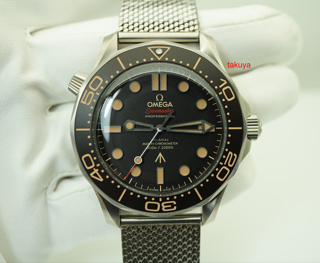 omega seamaster titanium bracelet