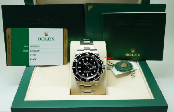 BRAND NEW Rolex 116610LN SUBMARINER CERAMIC DATE RANDOM SERIAL 2020 COMPLETE SET