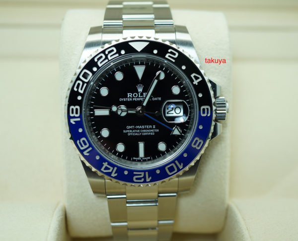 MINT Rolex 116710BLNR GMT MASTER II BLACK BLUE 2019 WARRANTY COMPLETE SET