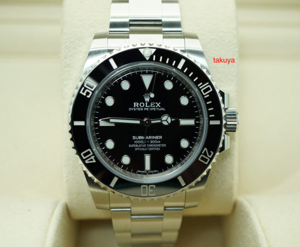 Rolex 114060 SUBMARINER CERAMIC NO DATE 2020 WARRANTY COMPLETE SET
