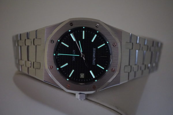 Audemars PIGUET ROYAL OAK 15300ST BLACK DIAL G SERIAL 39MM FULL SET - Image 12