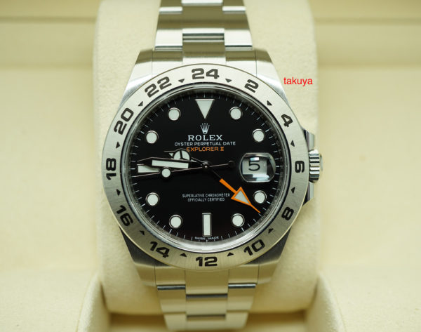 Rolex 216570 EXPLORER II 42MM BLACK DIAL RANDOM SERIAL 2019 WARRANTY FULL SET