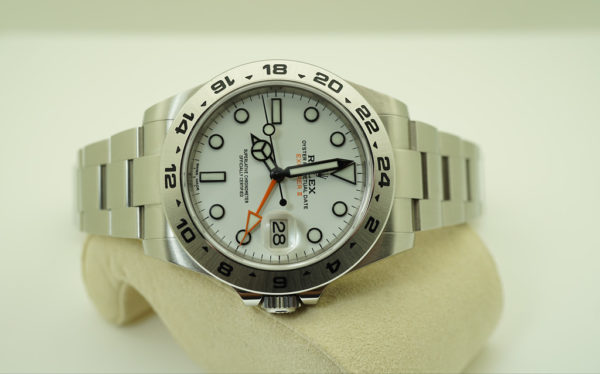 MINT Rolex 216570 EXPLORER 2 WHITE POLAR DIAL 42MM 2017 WARRANTY FULL SET - Image 9