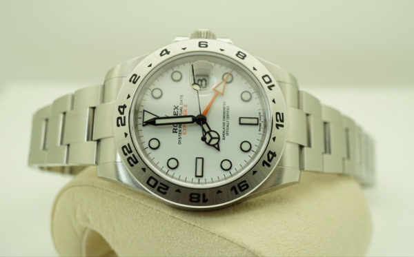 MINT Rolex 216570 EXPLORER 2 WHITE POLAR DIAL 42MM 2017 WARRANTY FULL SET - Image 10