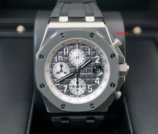 Audemars PIGUET ROYAL OAK OFFSHORE GHOST TITANIUM GREY CERAMIC 26470 EXTRA STRAP