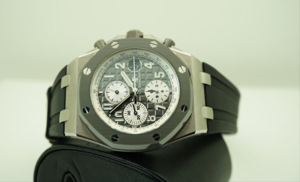 Audemars PIGUET ROYAL OAK OFFSHORE GHOST TITANIUM GREY CERAMIC 26470 EXTRA STRAP - Image 8
