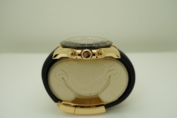 Rolex 116518LN YELLOW GOLD DAYTONA PAUL NEWMAN DIAL CERAMIC BEZEL OYSTERFLEX FULL SET - Image 4