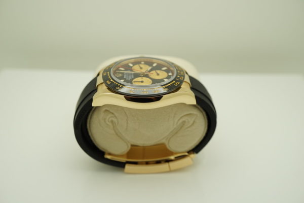 Rolex 116518LN YELLOW GOLD DAYTONA PAUL NEWMAN DIAL CERAMIC BEZEL OYSTERFLEX FULL SET - Image 3