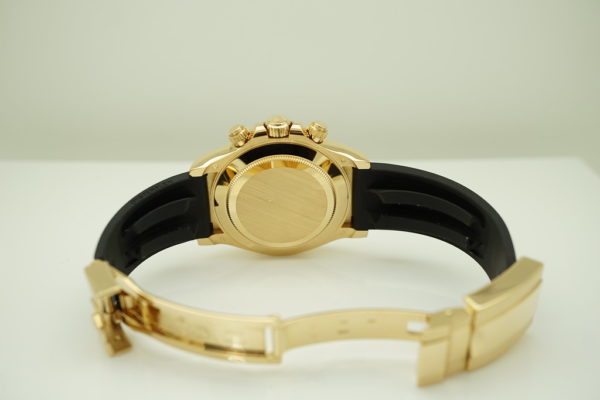 Rolex 116518LN YELLOW GOLD DAYTONA PAUL NEWMAN DIAL CERAMIC BEZEL OYSTERFLEX FULL SET - Image 6