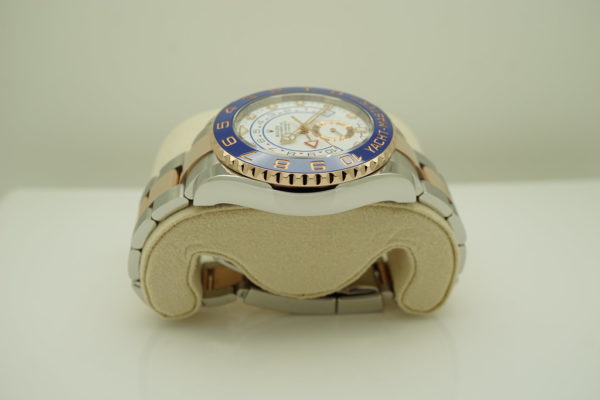 Rolex 116681 YACHTMASTER II 18K ROSE GOLD STEEL 2019 WARRANTY FULL SET - Image 4