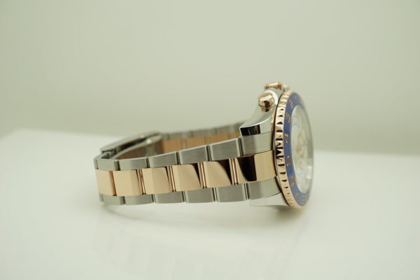 Rolex 116681 YACHTMASTER II 18K ROSE GOLD STEEL 2019 WARRANTY FULL SET - Image 6