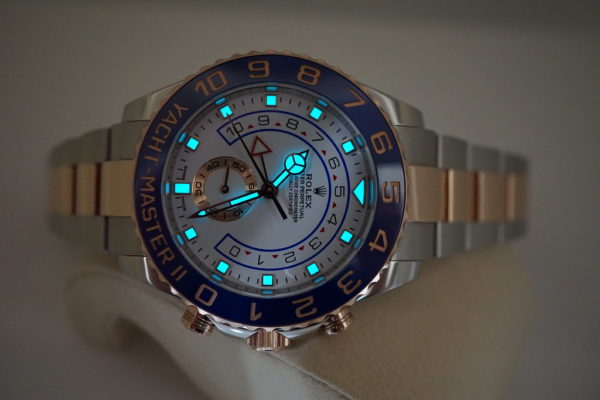 Rolex 116681 YACHTMASTER II 18K ROSE GOLD STEEL 2019 WARRANTY FULL SET - Image 11