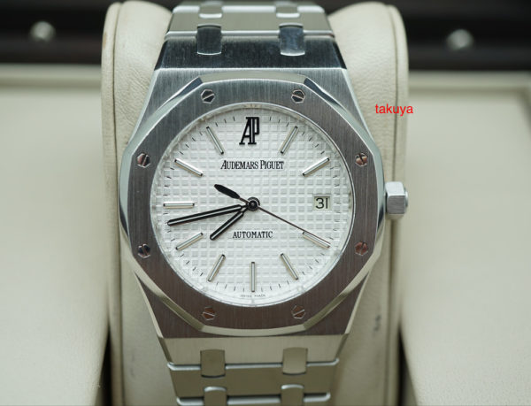 Audemars PIGUET ROYAL OAK 15300ST WHITE DIAL G SERIAL 39MM FULL SET