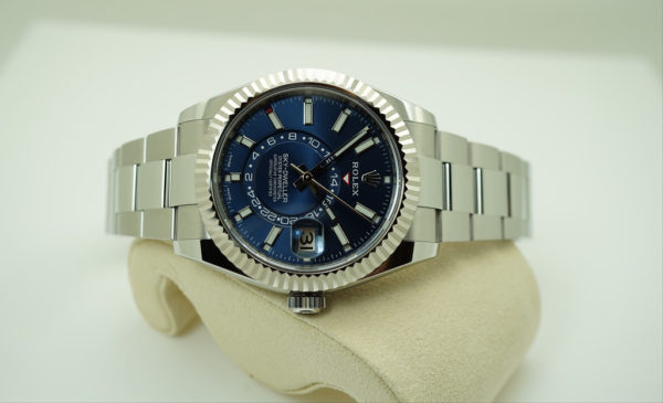 Rolex 326934 SKY-DWELLER STAINLESS STEEL BLUE DIAL 2019 WARRANTY FULL SET - Image 9