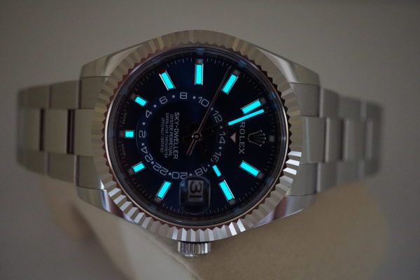 Rolex 326934 SKY-DWELLER STAINLESS STEEL BLUE DIAL 2019 WARRANTY FULL SET - Image 11