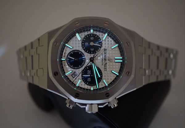 Audemars PIGUET ROYAL OAK CHRONOGRAPH 26315ST BLUE SILVER DIAL 38MM COMPLETE SET - Image 12