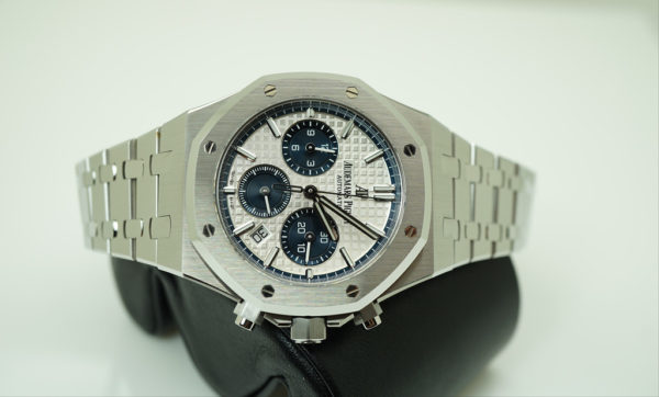Audemars PIGUET ROYAL OAK CHRONOGRAPH 26315ST BLUE SILVER DIAL 38MM COMPLETE SET - Image 10