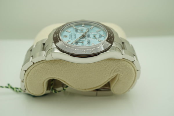 BRAND NEW Rolex 116506 PLATINUM DAYTONA ICE BLUE BAGUETTE DIAMONDS DIAL 2020 FULL SET - Image 4