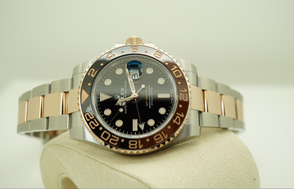 BRAND NEW Rolex 126711CHNR GMT MASTER II ROSE GOLD STEEL ROOTBEER 2020 ...