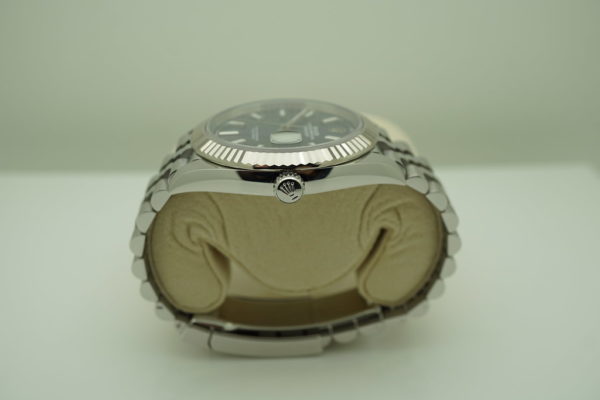 Rolex 126334 DATEJUST 41 FLUTED BEZEL BLUE STICK DIAL JUBILEE BAND 2019 FULL SET - Image 3