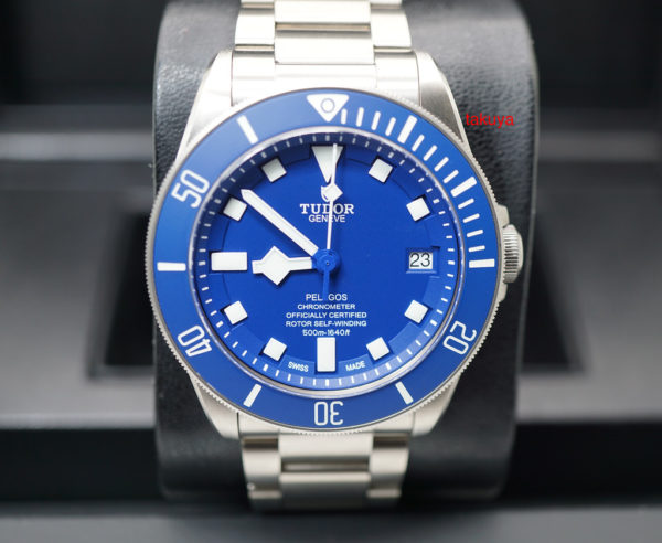 Tudor 25600TB PELAGOS BLUE TITANIUM IN-HOUSE MOVEMENT 2019 WARRANTY FULL SET