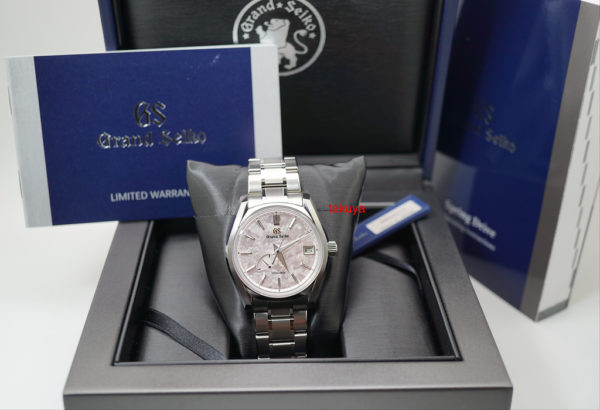 BRAND NEW Grand Seiko SBGA413 SPRING DRIVE TITANIUM FOUR SEASONS SPRING 2020 FULL SET - Image 2