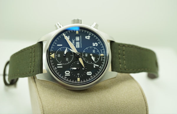 IWC PILOT CHRONOGRAPH SPITFIRE IW387901 2020 WARRANTY FULL SET - Image 9