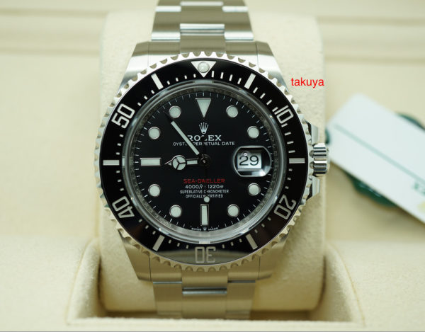 NEW Rolex 126600 SEA-DWELLER 43 CYCLOPS RED TEXT 2019 WARRANTY COMPLETE SET