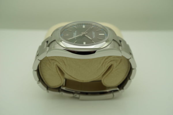 Rolex 114300 OYSTER PERPETUAL DARK RHODIUM DIAL 39MM 2018 WARRANTY FULL SET - Image 4