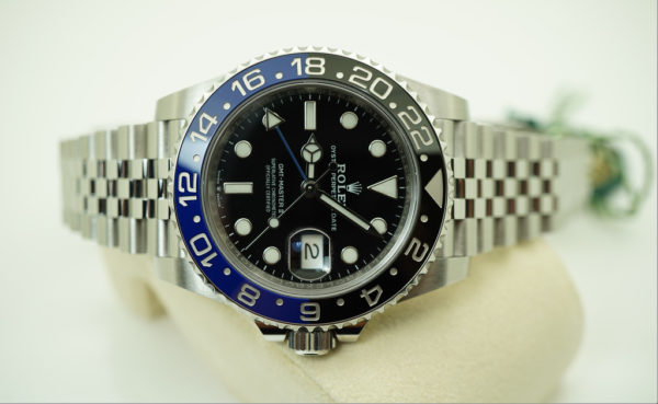 NEW Rolex 126710BLNR GMT MASTER II BLACK BLUE BEZEL JUBILEE BAND COMPLETE SET - Image 9