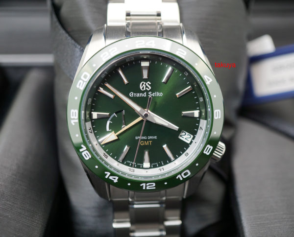 BRAND NEW Grand Seiko SPORT COLLECTION SPRING DRIVE GMT SBGE257 GREEN 2020 FULL SET