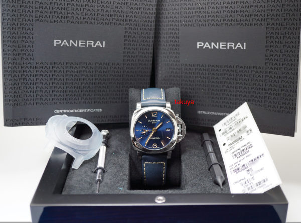 Panerai PAM 688 LUMINOR 1950 3 DAYS GMT BLUE DIAL 42MM LIMITED EDITION COMPLETE - Image 2
