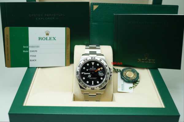 BRAND NEW Rolex 216570 EXPLORER 2 42MM BLACK DIAL 2020 WARRANTY COMPLETE SET - Image 2