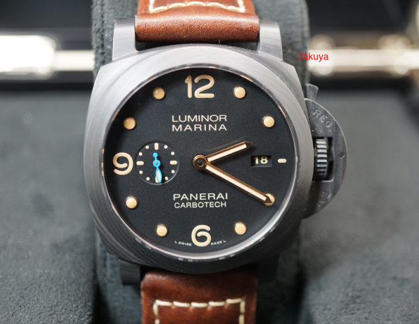Panerai PAM 661 LUMINOR 1950 CARBOTECH AUTOMATIC 3 DAYS 44MM WARRANTY FULL SET