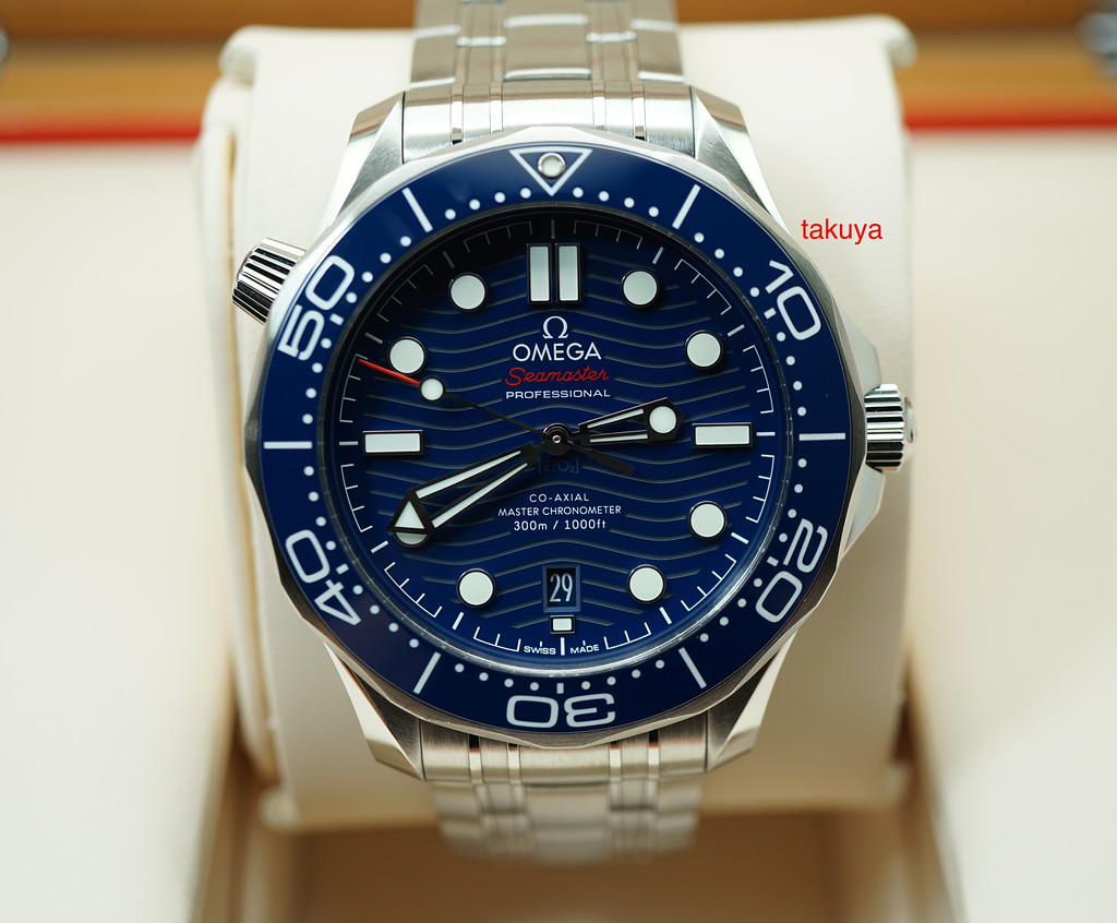 omega seamaster 300 wave dial