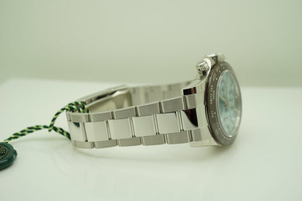 BRAND NEW Rolex 116506 PLATINUM DAYTONA ICE BLUE BAGUETTE DIAMONDS DIAL 2020 FULL SET - Image 6