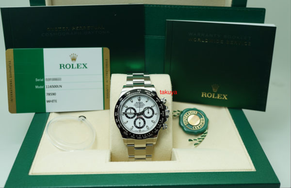 BRAND NEW Rolex 116500LN COSMOGRAPH DAYTONA CERAMIC BEZEL WHITE DIAL 2020 FULL SET - Image 2