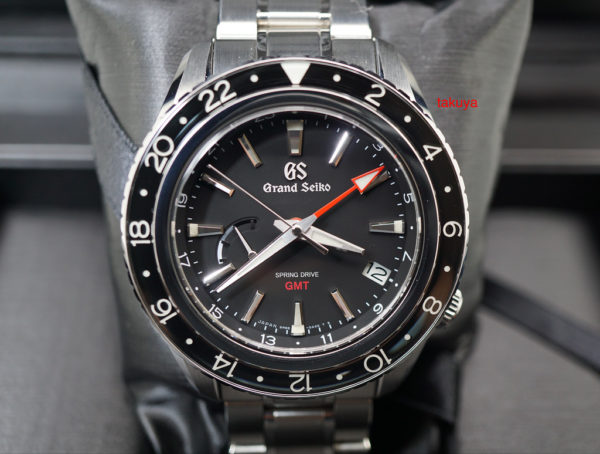 Grand Seiko SPORT COLLECTION SPRING DRIVE GMT SBGE201 BLACK DIAL 2019 FULL SET
