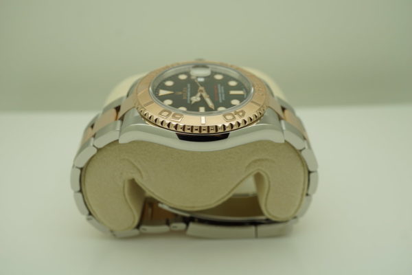 Rolex 116621 YACHTMASTER 18K ROSE GOLD STEEL BLACK DIAL 40MM WARRANTY FULL SET - Image 3