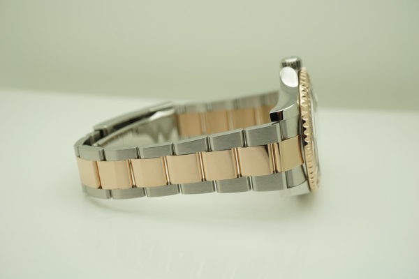 Rolex 116621 YACHTMASTER 18K ROSE GOLD STEEL BLACK DIAL 40MM WARRANTY FULL SET - Image 6