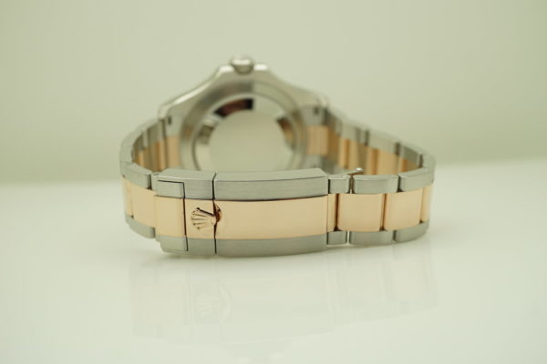 Rolex 116621 YACHTMASTER 18K ROSE GOLD STEEL BLACK DIAL 40MM WARRANTY FULL SET - Image 7